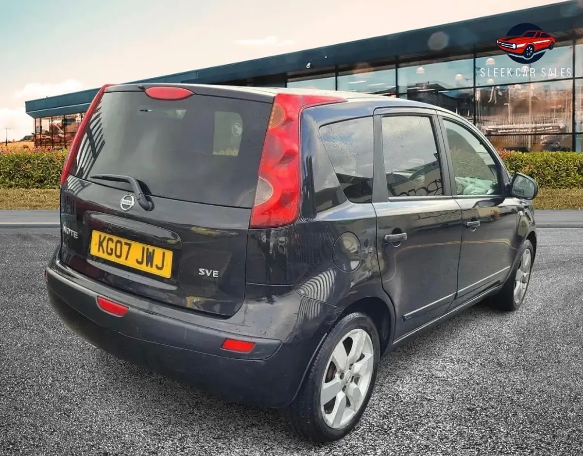 Used Nissan Note 110 HP (80 kW) 2007 Black Hatchback