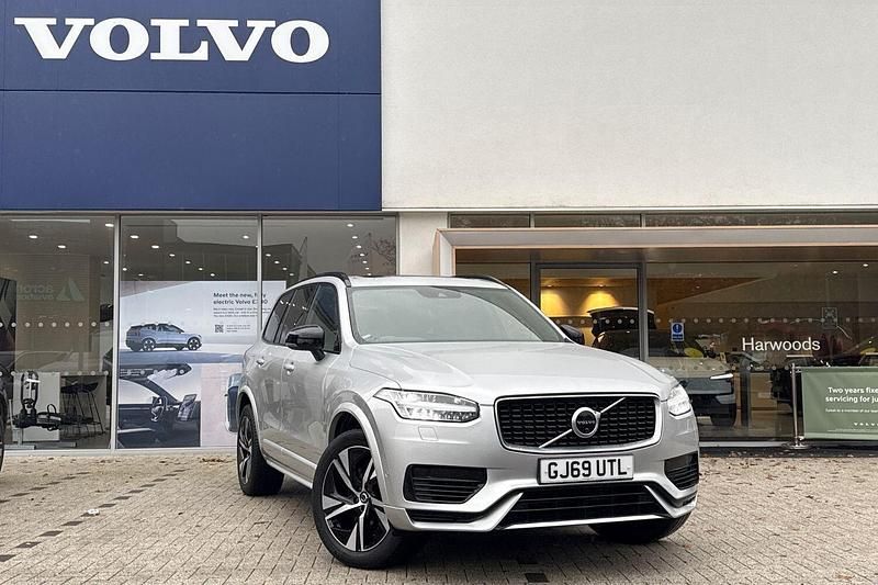 Silver Used 2019 Volvo XC90 R-Design SUV | £33,490 (Fair price) - Image 1/4