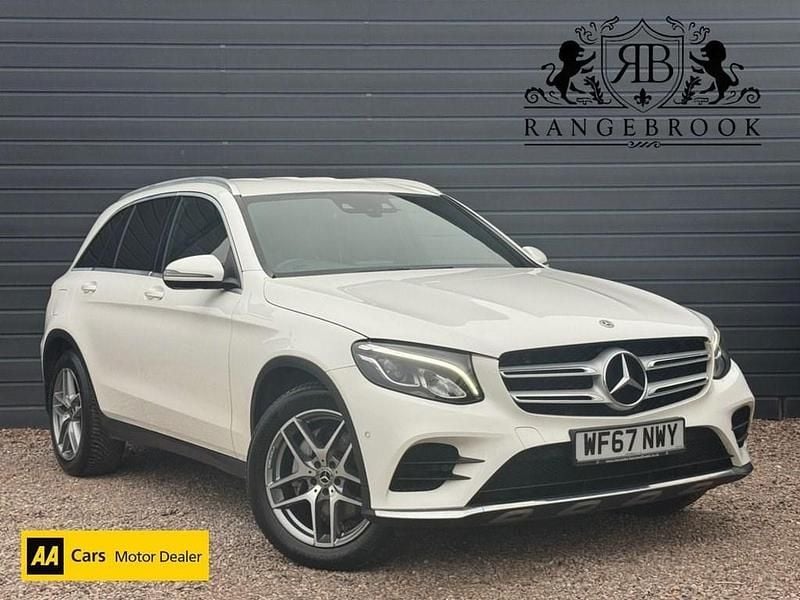 White Used 2017 Mercedes GLC220 AMG line SUV | £14,499 (Fair price) - Image 1/3