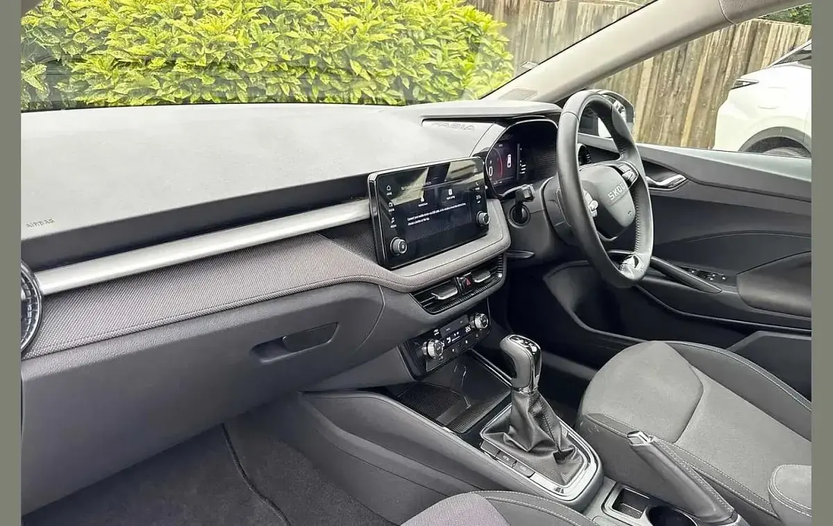 Used Skoda Fabia Design Edition 113 HP (83 kW) 2025 Graphite grey metallic black magic pearl effect Hatchback
