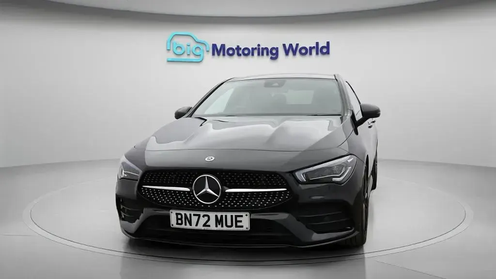 Used Mercedes CLA180 AMG line 136 HP (100 kW) 2022 Black Coupe