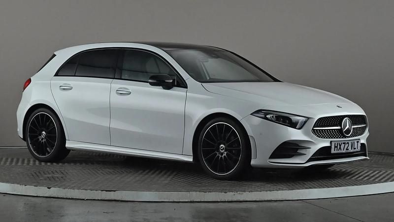 Used Mercedes A200 AMG Line Premium Plus 163 HP (119 kW) 2022 White Hatchback