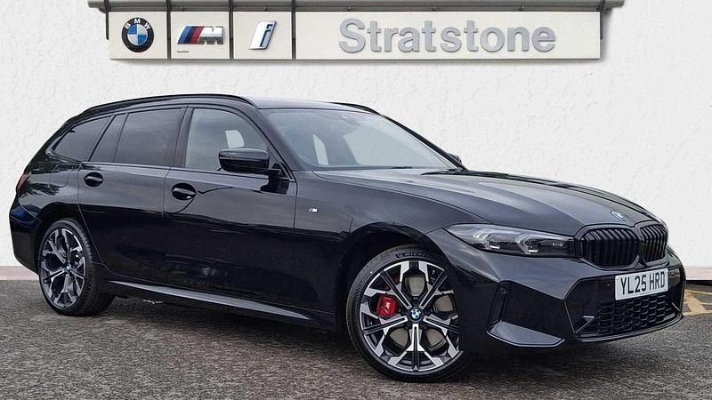 Black New 2025 BMW 330e M Sport Estate | £40,950 (Fair price) - Image 1/4