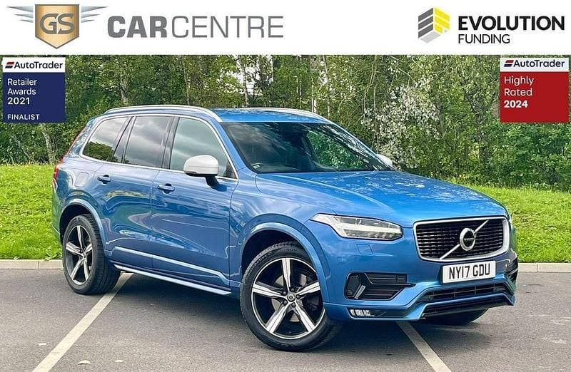 Blue Used 2017 Volvo XC90 R-Design Pro SUV | £22,600 (Good price) - Image 1/4