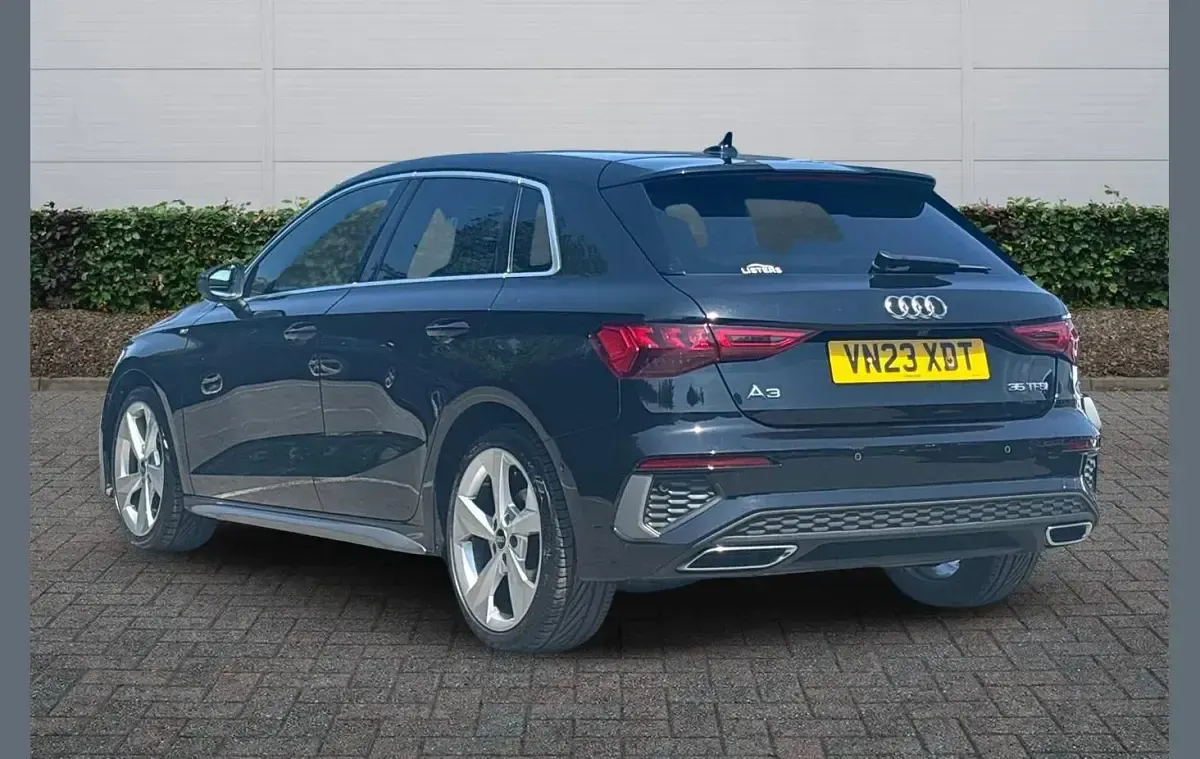 Used Audi A3 S-Line 147 HP (108 kW) 2023 Black Sedan