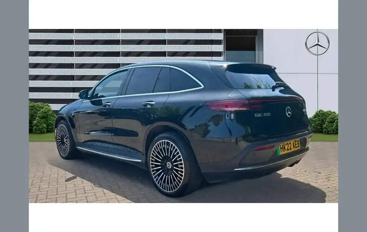Used Mercedes EQC400 AMG Line Premium 300 kW (408 HP) 2022 Black SUV