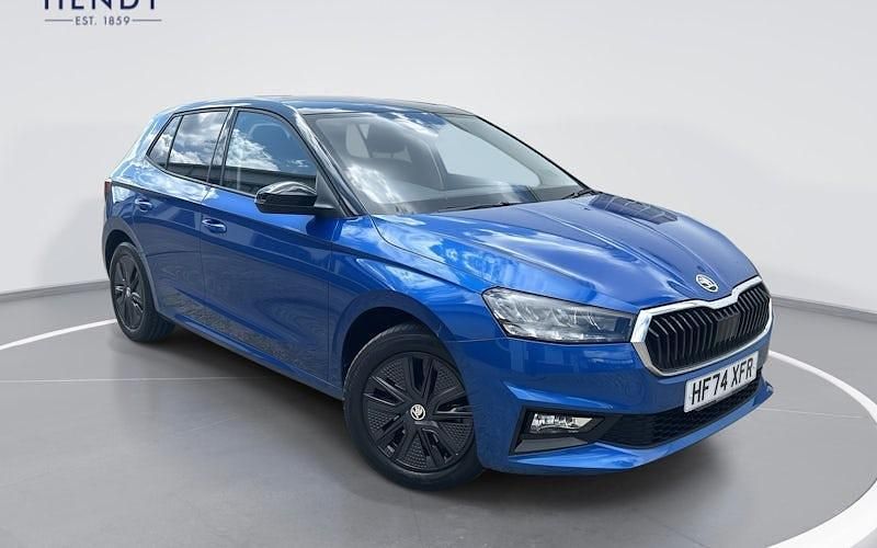 Race blue metallic black magic pearl effect Used 2024 Skoda Fabia Colour Edition Hatchback | £17,699 (Fair price) - Image 1/4
