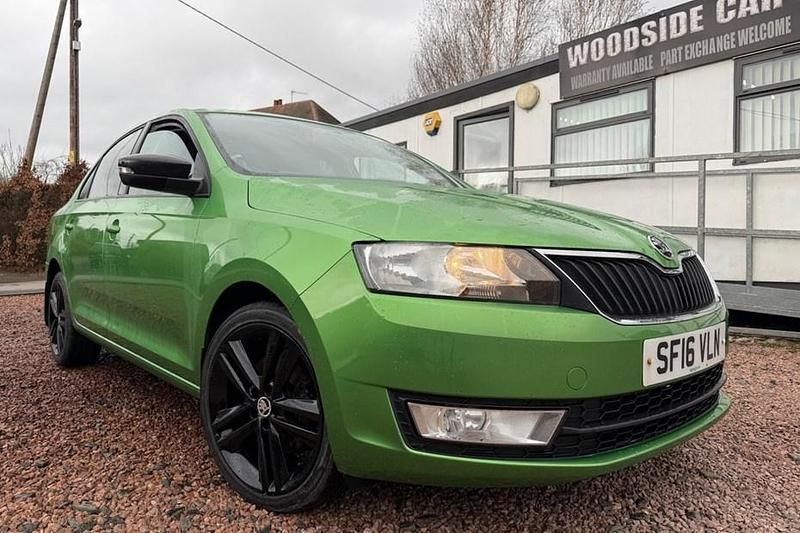 Used Skoda Rapid Sport 110 HP (80 kW) 2016 Green Hatchback