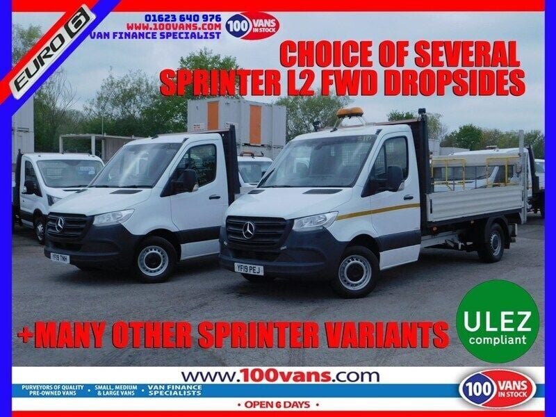 White Used 2019 Mercedes Sprinter Van | £12,790 (Good price) - Image 1/2