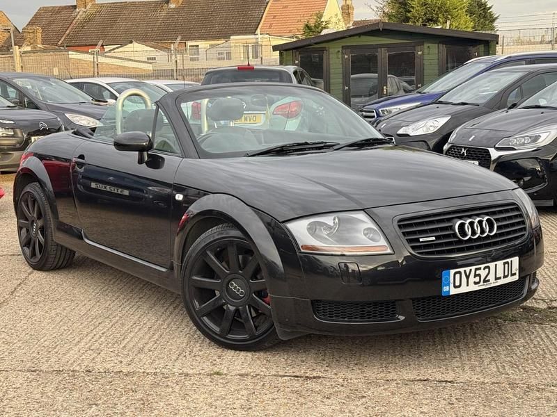 Black Used 2002 Audi TT Cabriolet | £2,788 (Good price) - Image 1/4