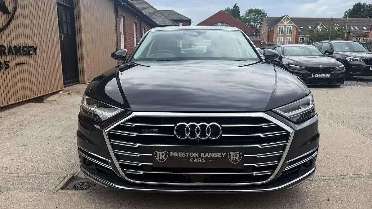 Used Audi A8 Comfort 2017 Blue Sedan