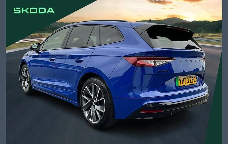 Used Skoda Enyaq iV SportLine 194 kW (265 HP) 2023 Blue SUV