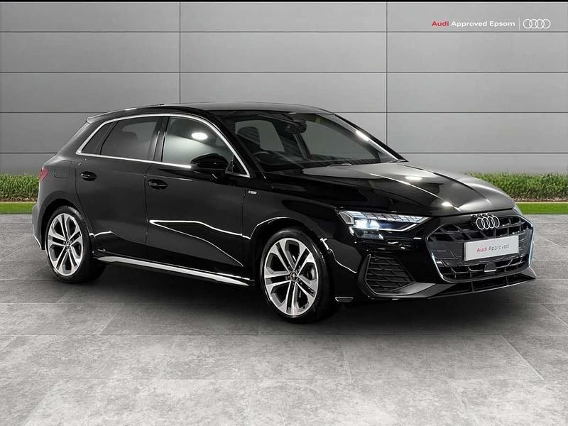 Black Used 2025 Audi A3 S-Line Hatchback | £31,006 (Expensive) - Image 1/4