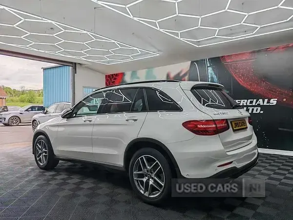 Used Mercedes GLC220 AMG line 2017 White Estate