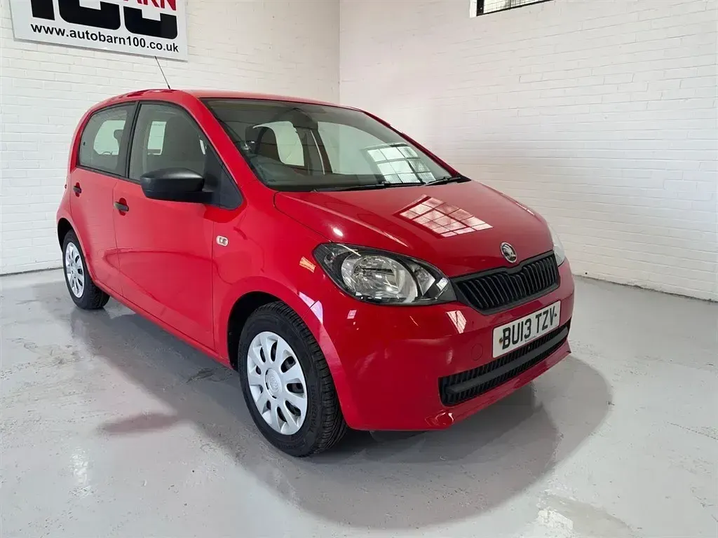 Begagnad Skoda Citigo 2013 Röd Halvkombi