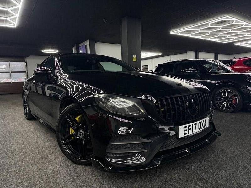 Used Mercedes E220 AMG line 194 HP (142 kW) 2017 Black Coupe