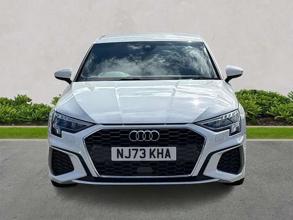 Used Audi A3 S-Line 110 HP (80 kW) 2023 White Sedan