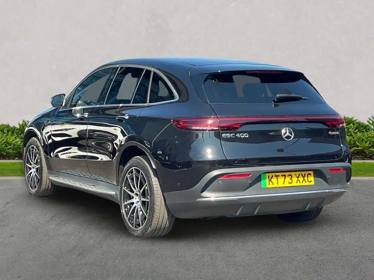 Used Mercedes EQC400 AMG line 300 kW (408 HP) 2023 Black SUV