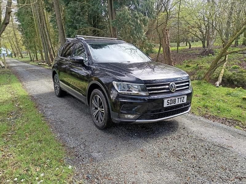 Second-hand VW Tiguan Allspace SE 150 CP (110 kW) 2018 Negru SUV