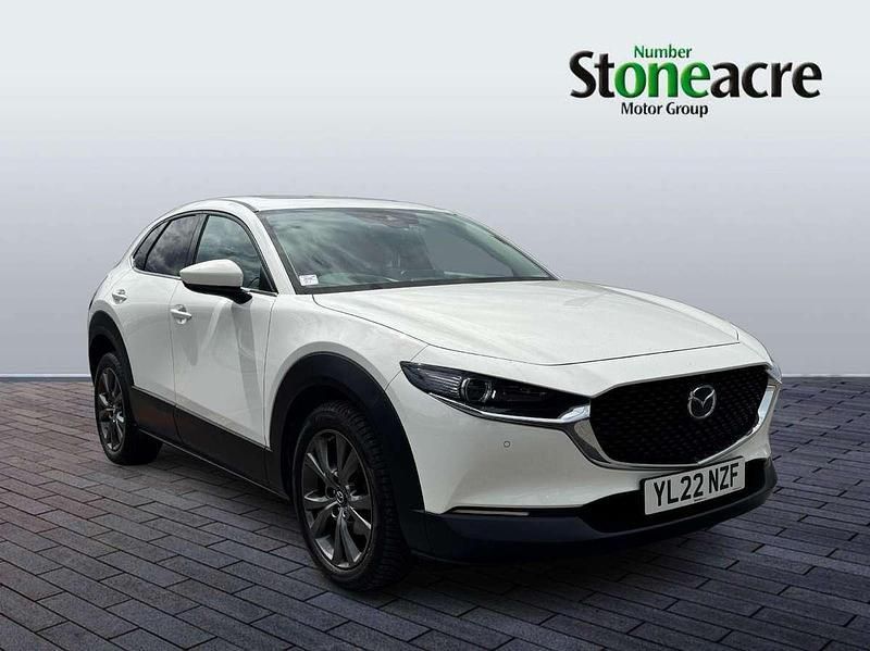 White Used 2022 Mazda CX-30 Inclusive SUV | £19,495 (Expensive) - Image 1/4