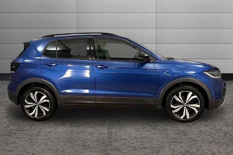 Used VW T-Cross Black Edition 110 HP (80 kW) 2021 Blue SUV