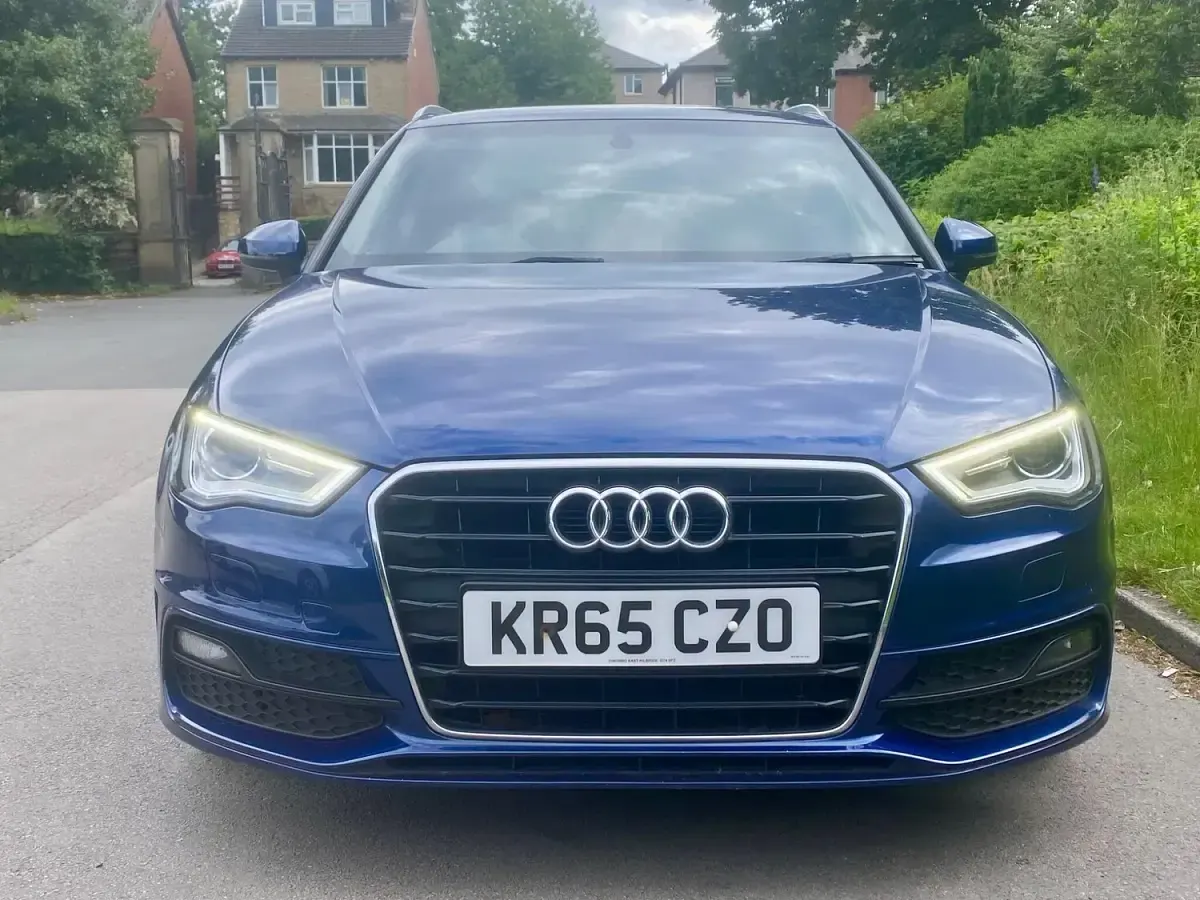 Used Audi A3 S-Line 2015 Blue Hatchback