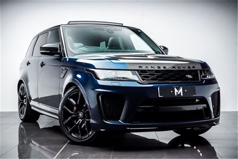 Blue Used 2020 Land Rover Range Rover Sport SVR SUV | £53,495 (A bit pricey) - Image 1/4