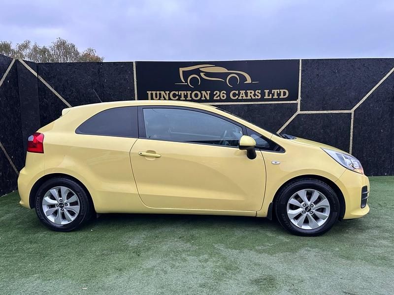 Used Kia Rio 2015 Yellow Hatchback