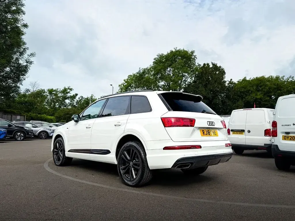 Used Audi Q7 S-Line 218 HP (160 kW) 2018 White SUV