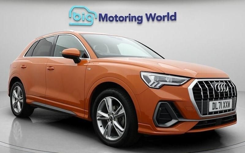 Orange Used 2022 Audi Q3 S-Line SUV | £23,300 (Good price) - Image 1/4