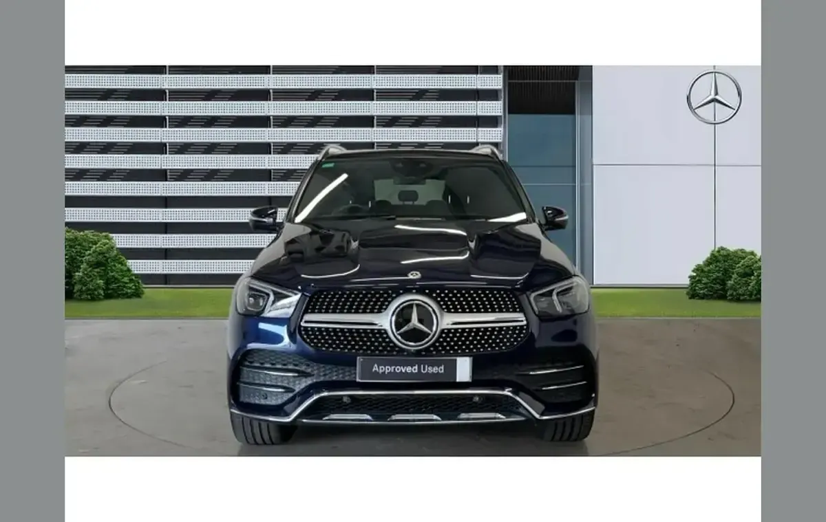 Used Mercedes GLE400 AMG line 330 HP (242 kW) 2021 Blue SUV