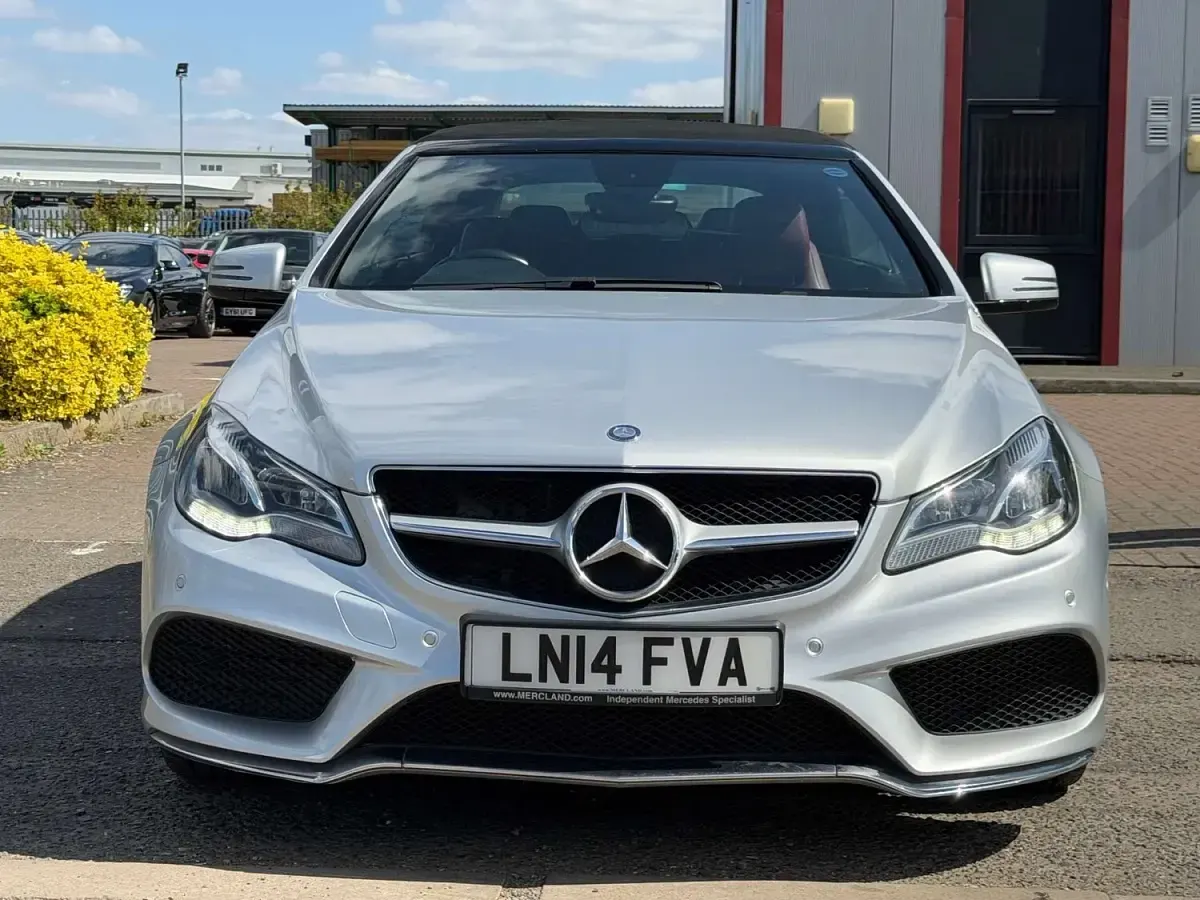 Used Mercedes E350 AMG 252 HP (185 kW) 2014 Silver Cabriolet