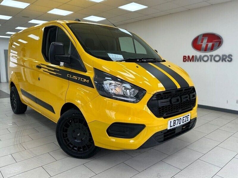 Yellow Used 2020 Ford Transit Custom S Van | £11,695 (A bit pricey) - Image 1/4