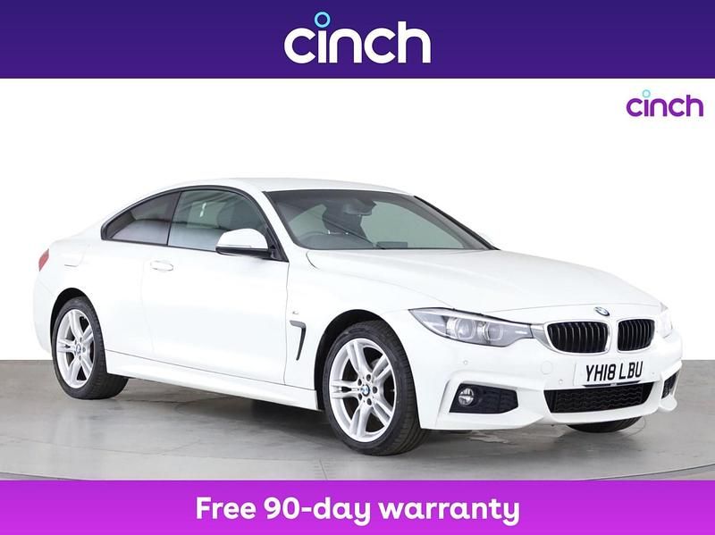 White Used 2018 BMW 420 M Sport Coupe | £16,749 (Fair price) - Image 1/3