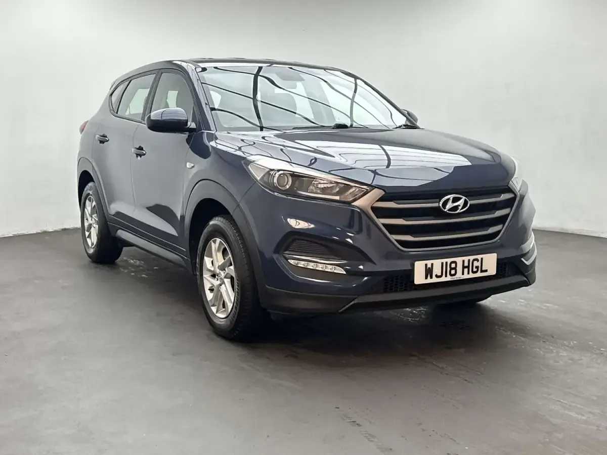 Used Hyundai Tucson 177 HP (130 kW) 2018 Blue SUV