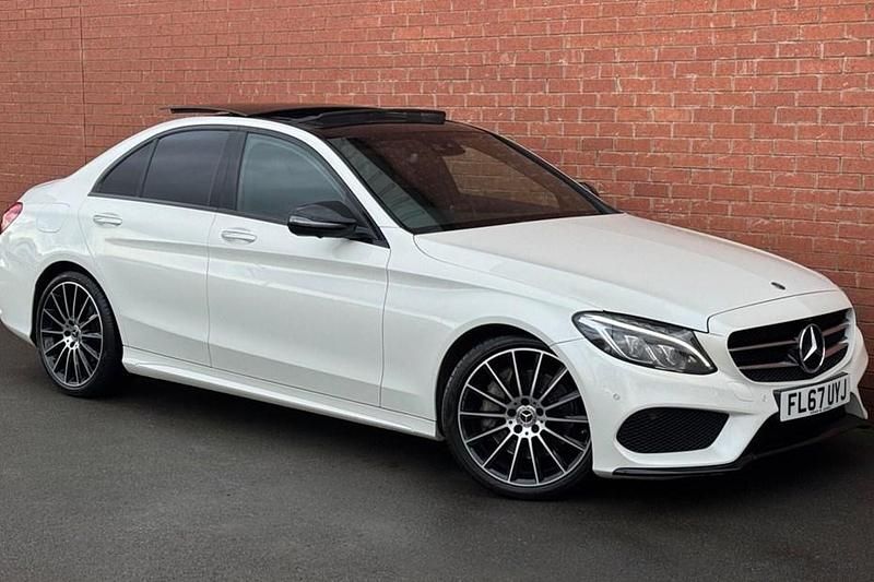 Used Mercedes C250 AMG Line Premium Plus 204 HP (150 kW) 2017 White Sedan