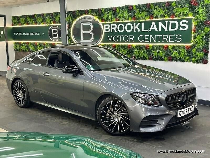Used Mercedes E220 AMG Line Premium Plus 194 HP (142 kW) 2017 Grey Coupe