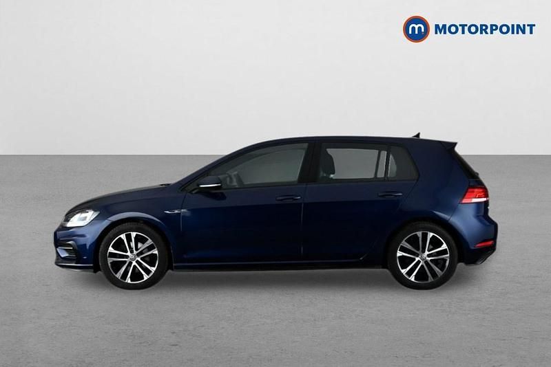 Used VW Golf VII R-line 2017 Blue Hatchback