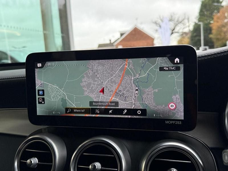 Used Mercedes GLC300 AMG line 245 HP (180 kW) 2021 Black SUV