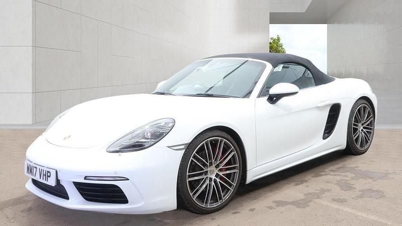 Used Porsche Boxster 2017 White Cabriolet