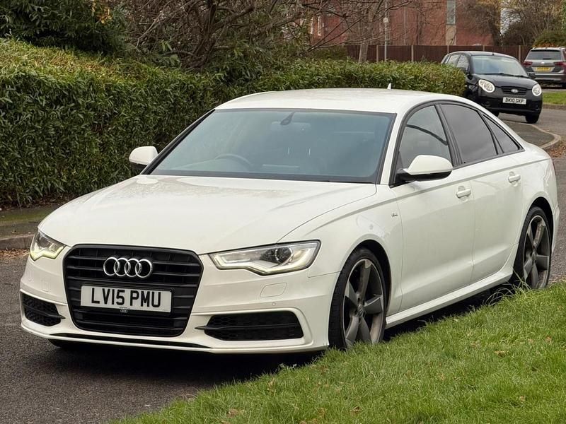 Used Audi A6 Black Edition 2015 White Sedan