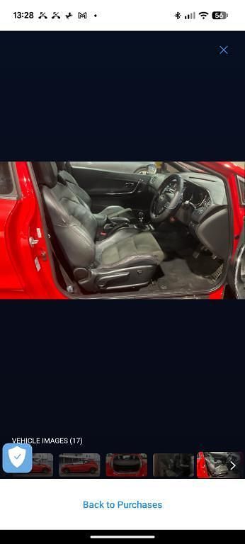 Used Kia Ceed 2013 Red Hatchback