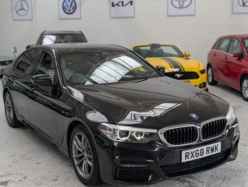 Used BMW 520 M Sport 190 HP (139 kW) 2018 Black Sedan