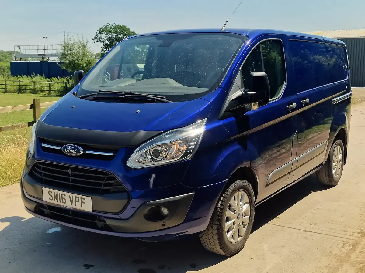 Used Ford Transit Custom Trend 125 HP (91 kW) 2016 Blue Van