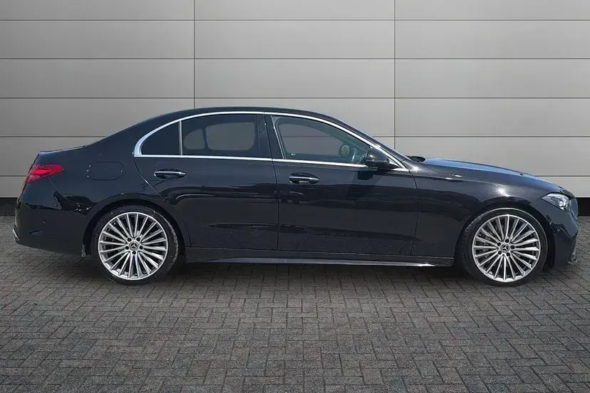 Used Mercedes C220 AMG line 217 HP (159 kW) 2022 Black Sedan