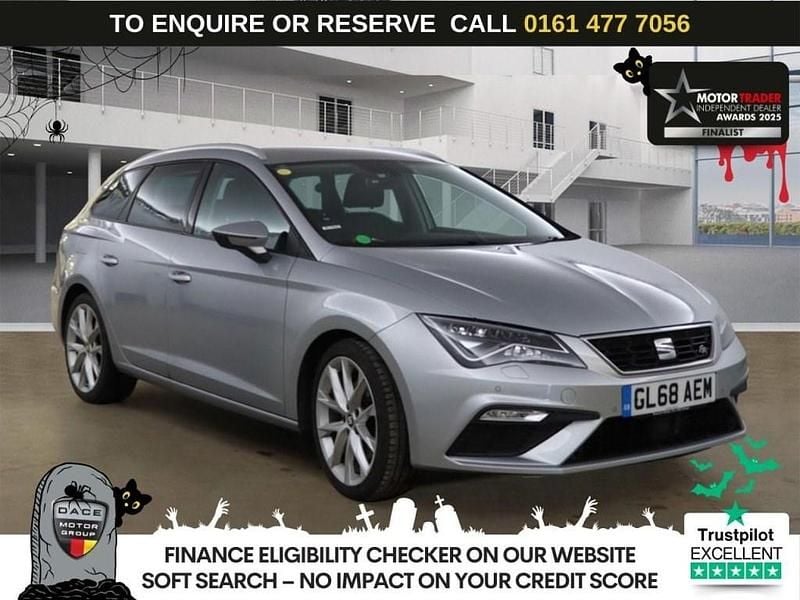 Silver Used 2018 Seat Leon ST FR Sport Estate | £11,090 (Fair price) - Image 1/3