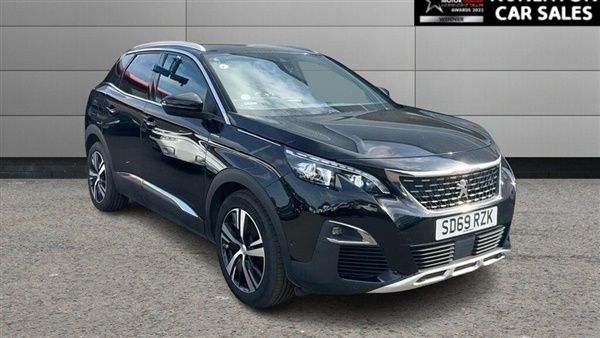 Black Used 2019 Peugeot 3008 GT-line SUV | £11,900 (Fair price) - Image 1/1