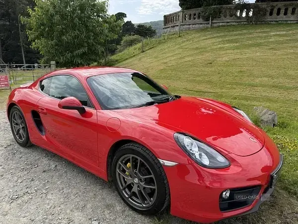 Used Porsche Cayman 275 HP (202 kW) 2014 Red Coupe