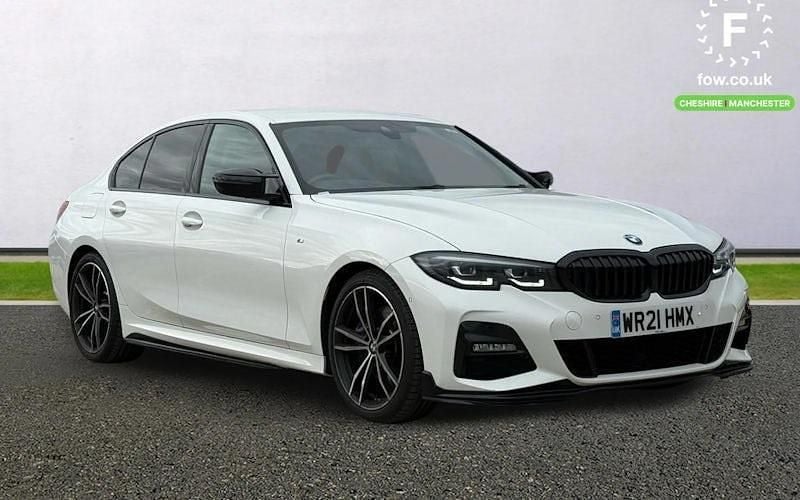 White Used 2021 BMW 320 M Sport Sedan | £21,799 (Fair price) - Image 1/4