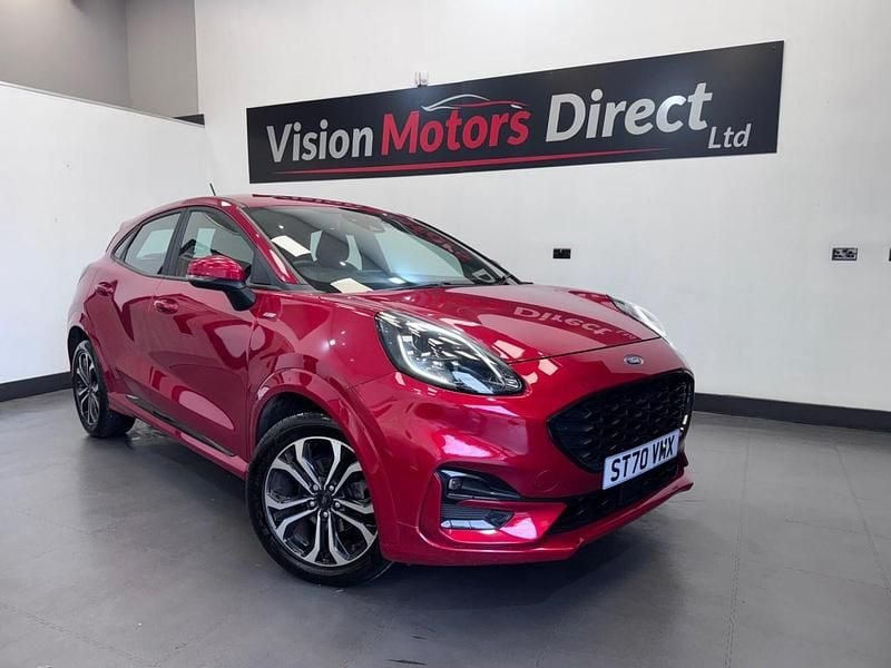 Red Used 2021 Ford Puma ST-Line Hatchback | £15,740 (Good price) - Image 1/4